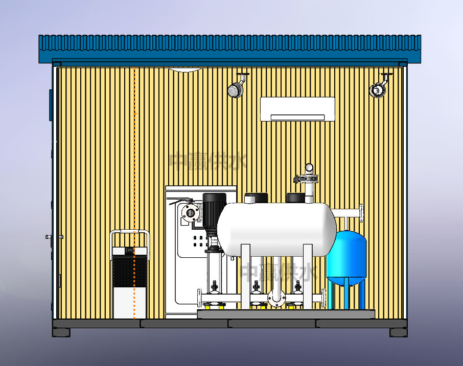 成品集裝箱式供水泵房 成品集裝箱式供水泵房